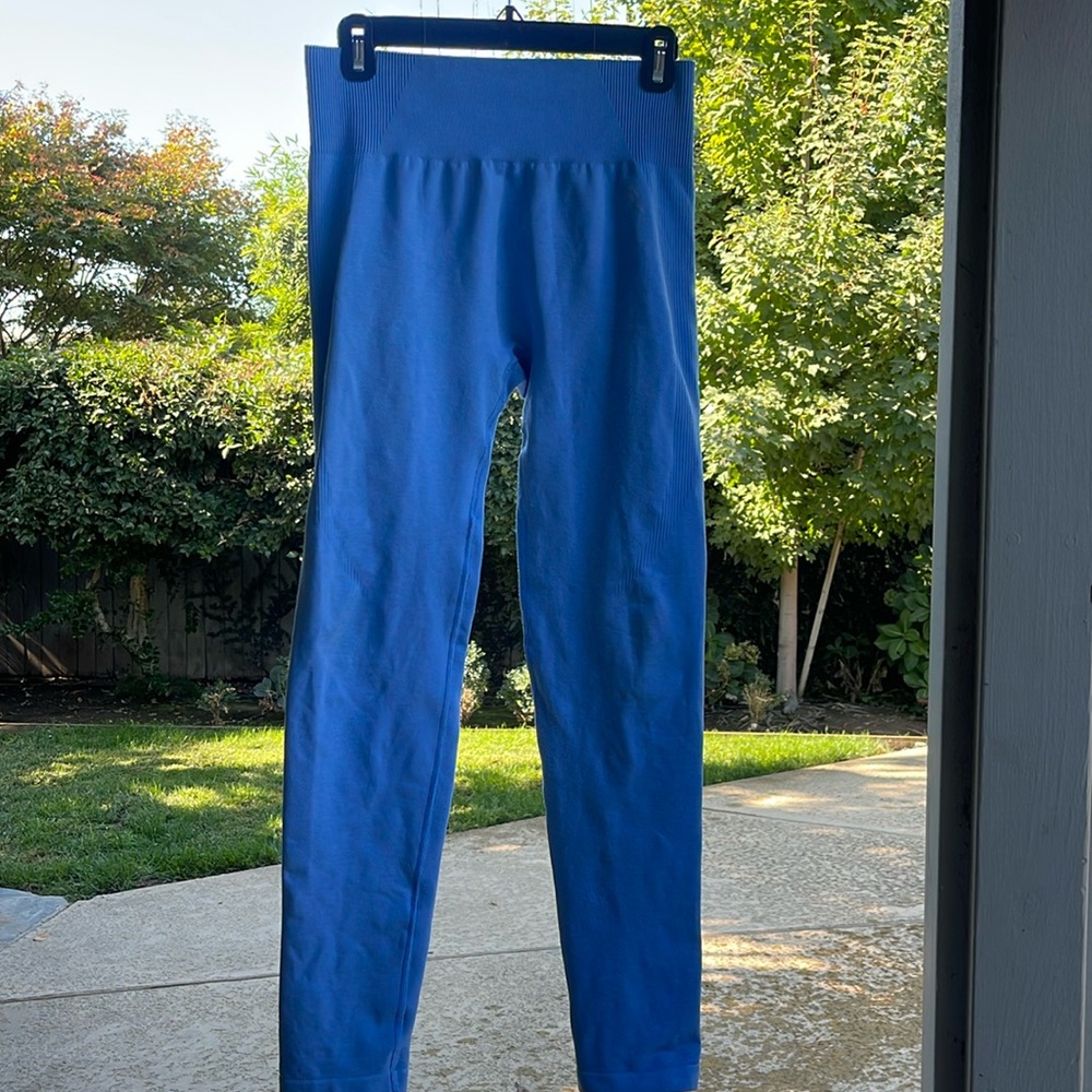Oner Active Classic Seamless Legging, XL Short, Blue Marl